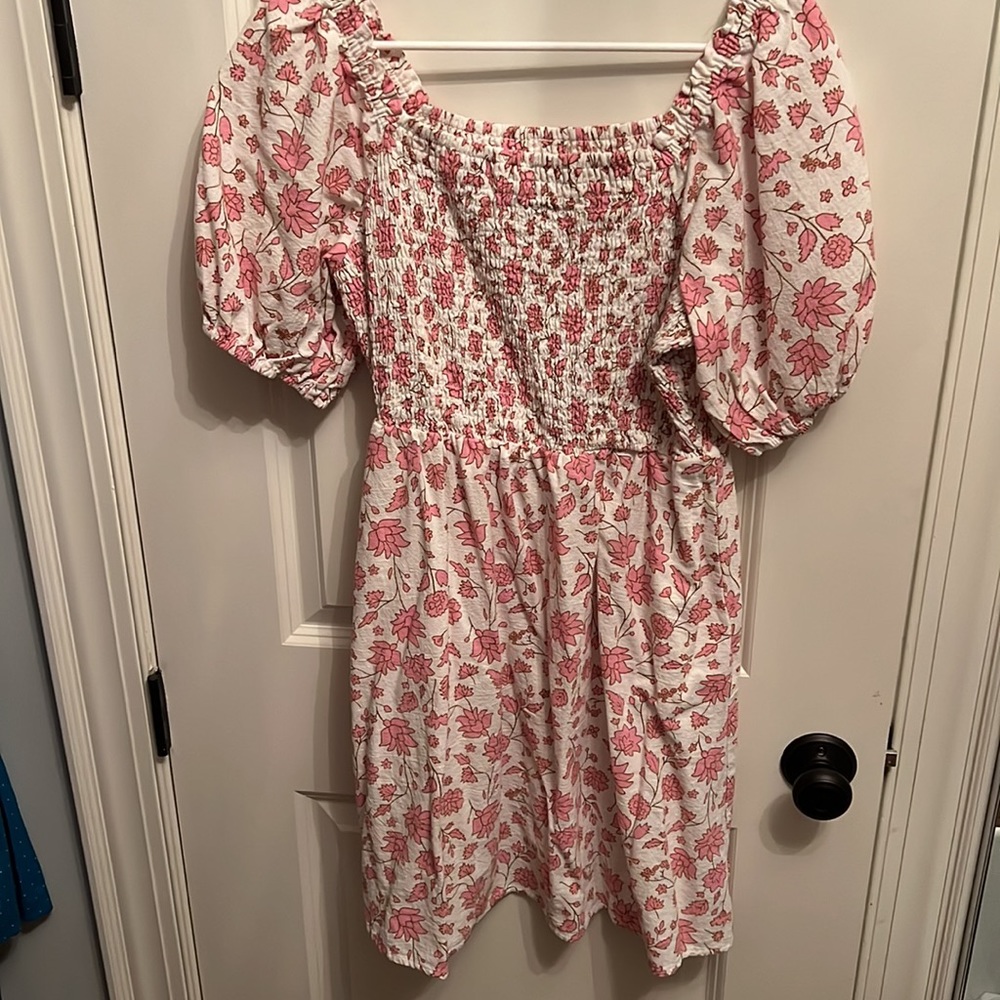 Smocked Midi dress